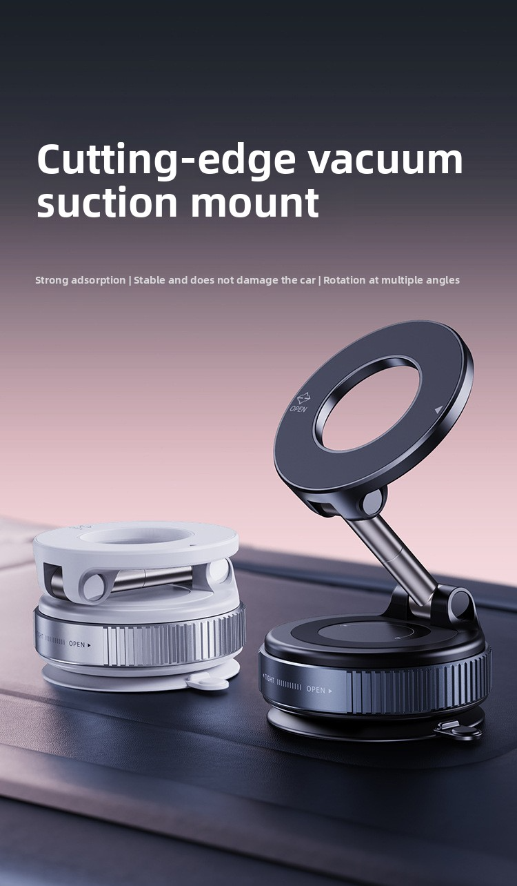 Car phone holder, car console navigation multifunctional vacuum suction phone holder