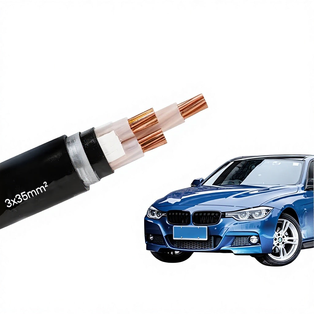 PrimePro YJV 380V 3x35mm New Energy Power Cable for Electric Vehicle Charging Stations Pure Copper Core XLPE Jacket