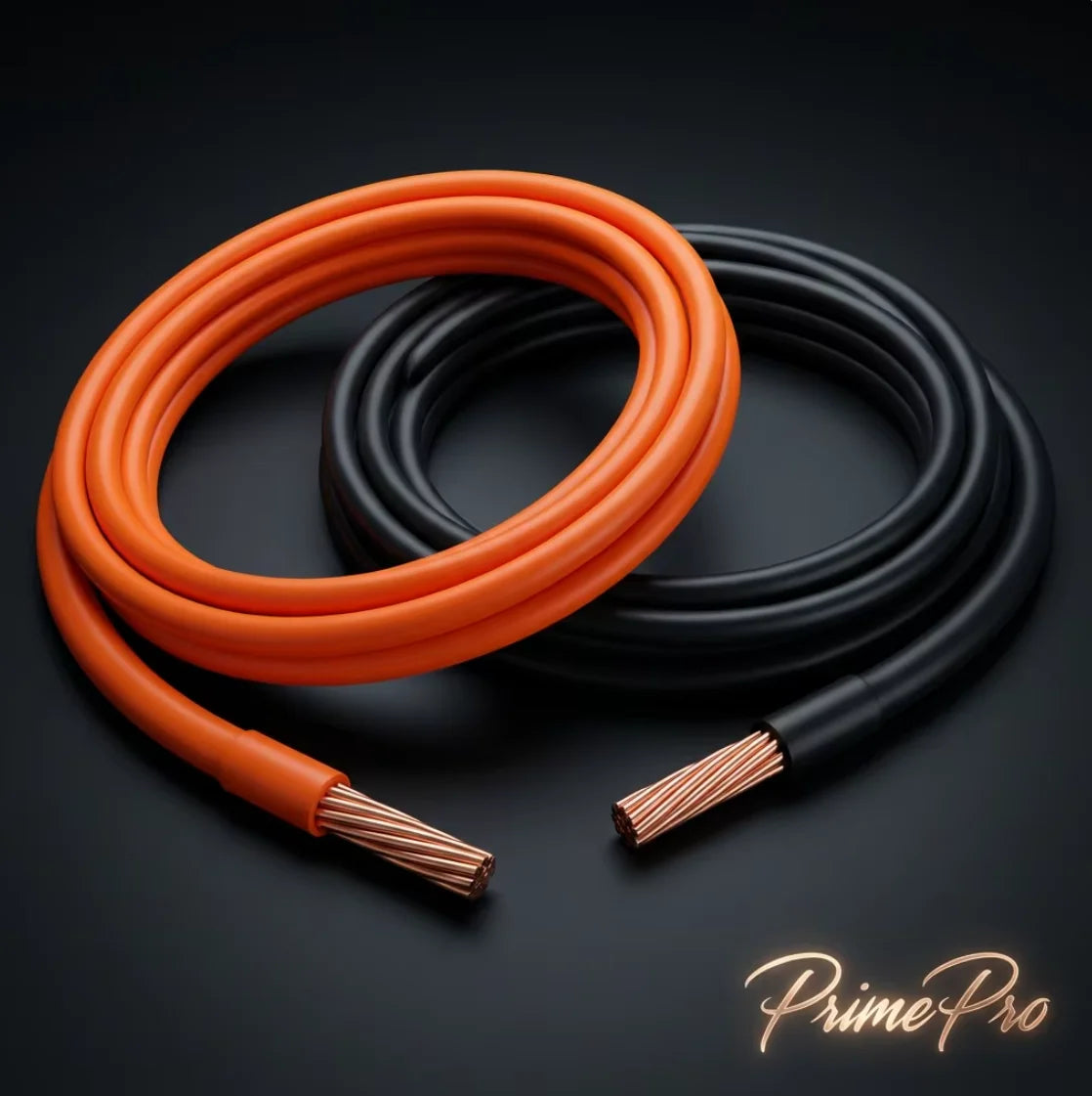 PrimePro Halogen-Free EN 50525-2-81 for Rubber Welding Cable H01N2-D Orange & Black Sheath Super Flexible 16-120mm