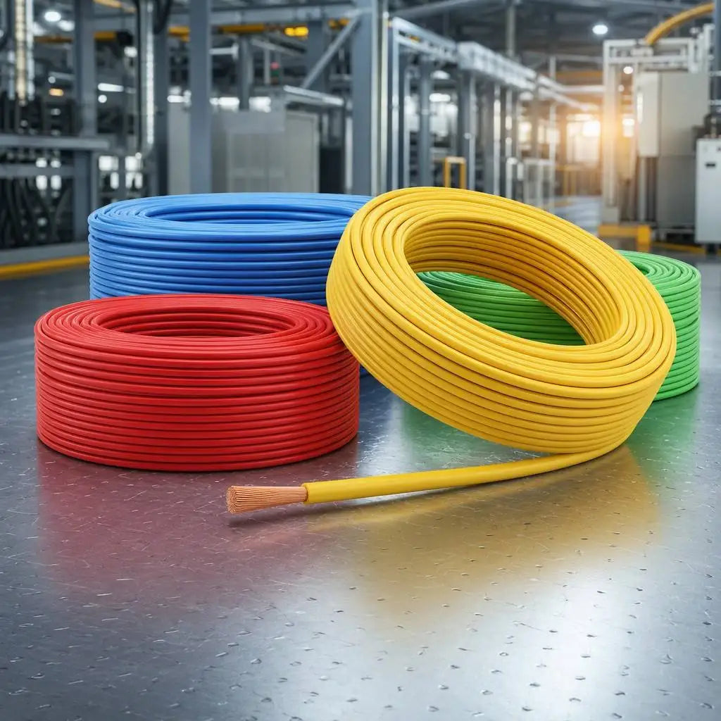 PrimePro BV Power Cable Single-core Copper 450/750V 1.5-6 Mm2 12-55A 70C Flame-retardant Waterproof PE Insulation Cross-linked