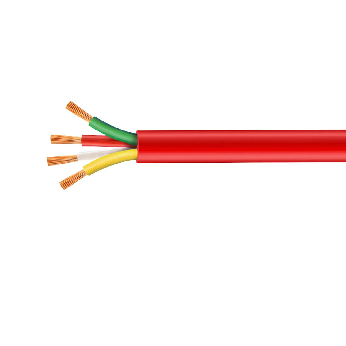High Temperature Silicone Rubber Wire Tinned Copper Conductor Oxygen Free 1 Core Electrical Cable for Industrial Use
