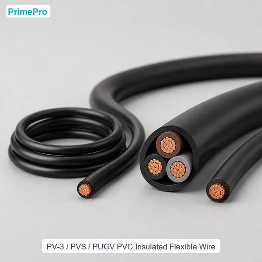PVC Flexible Wire PV-3 1x0.75 1x10 PVS 3x1.5 3x2.5 PUGV 1x2.5 Copper Conductor 450/750V 380/660V GOST 31947