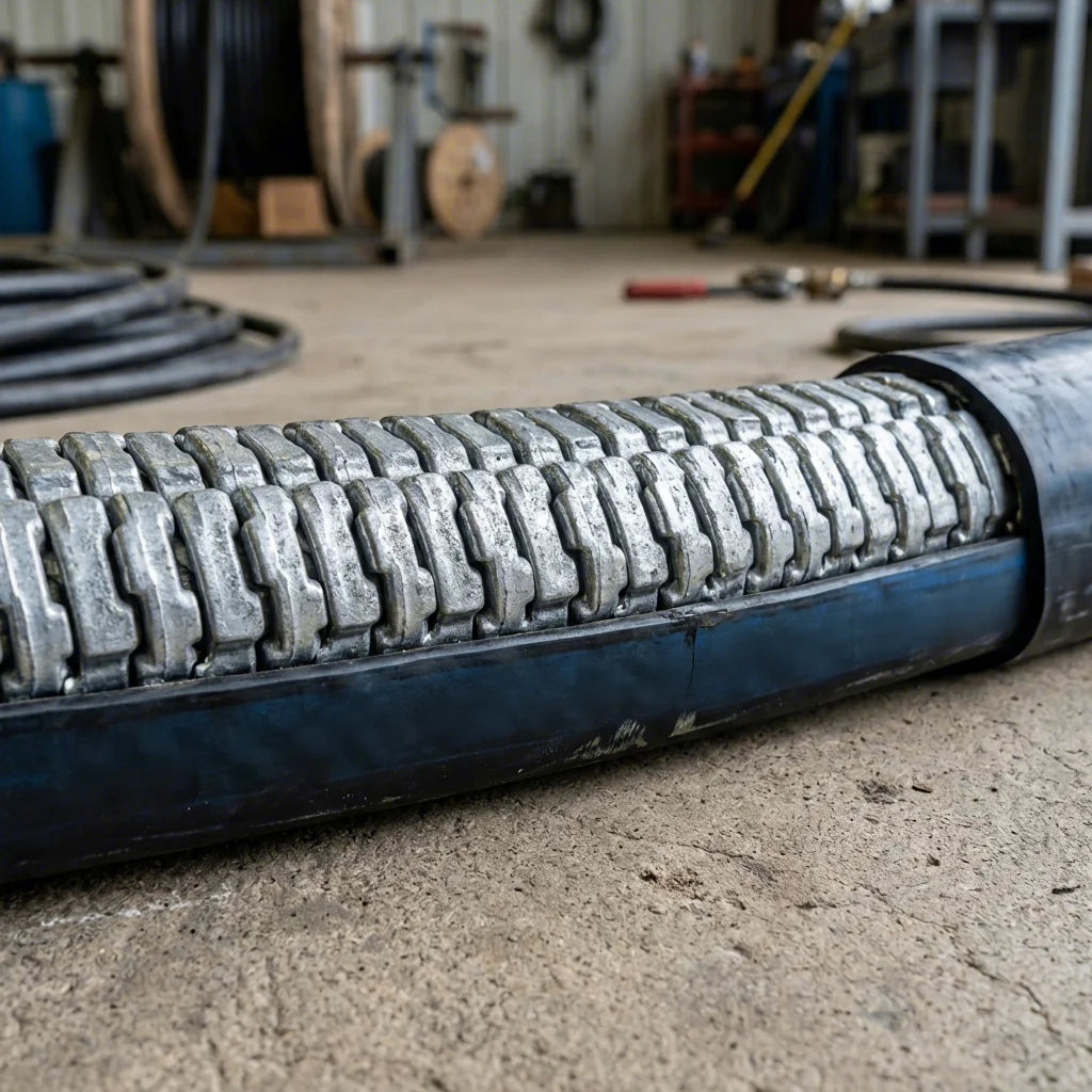 PrimePro Heavy-Duty ESP Cable 3kV-8kV | 150C Submersible Pump Cable | Interlocking Galvanized Steel Armor | IP68 | 3000m