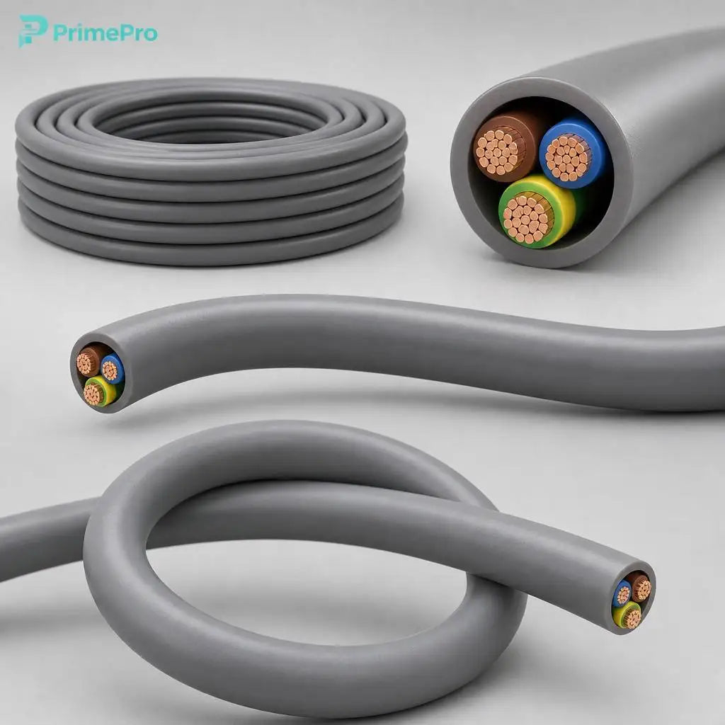 RZ1-K(AS) 0.6/1kV XLPE Insulated LSZH Sheath Flexible Power Cable 2x2.5+1.5mm2 Class 5 Copper Conductor UNE 21123-4