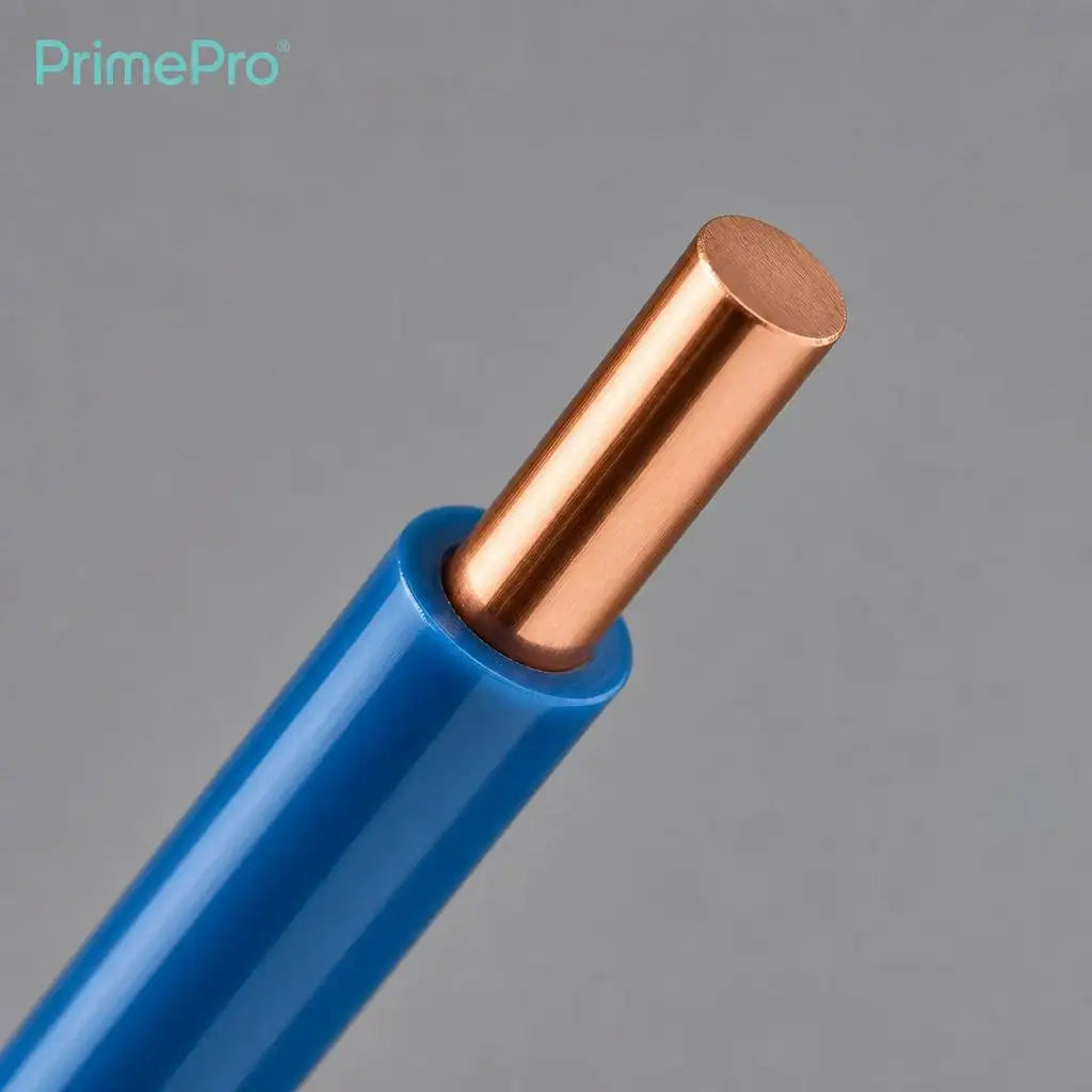 PrimePro BV 1.5mm 20 AWG Solid Oxygen-Free Copper Wire | 450/750V PVC Insulated | 100% IACS Conductivity 30-Year Aging
