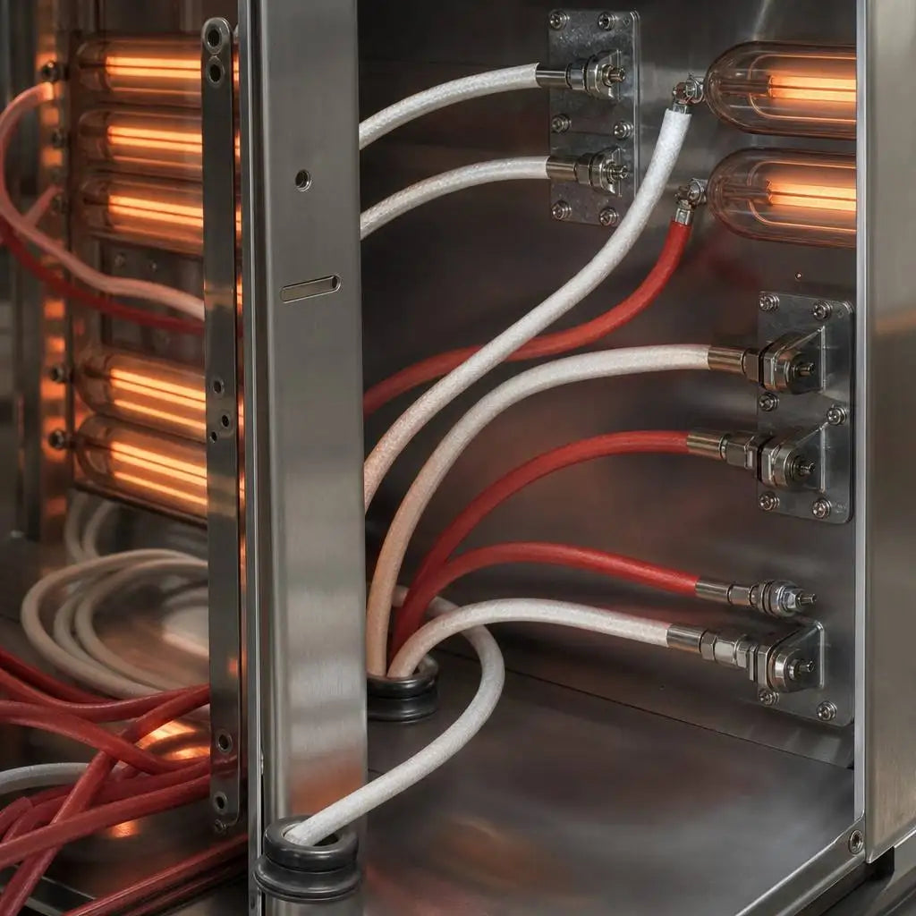 High Temperature Silicone Rubber Wire Tinned Copper Conductor Oxygen Free 1 Core Electrical Cable for Industrial Use