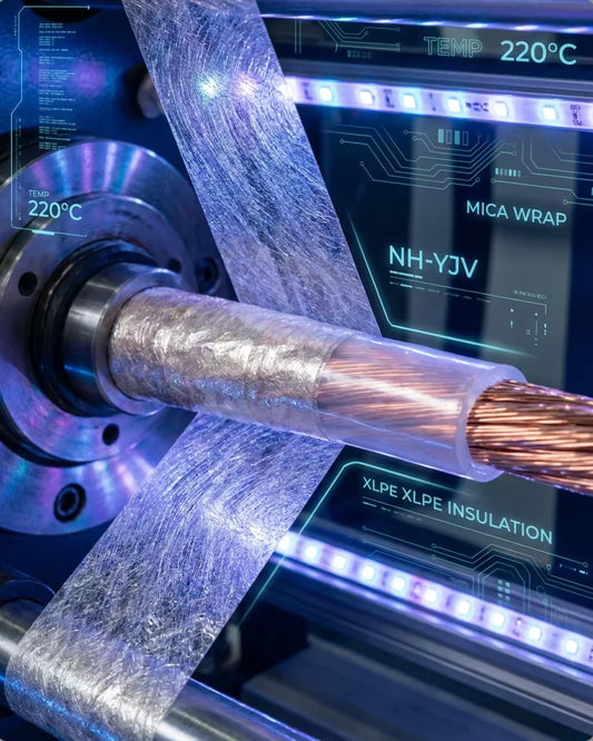Fire Resistant IP65 Rated Power Cable NH-YJV 0.6/1kV XLPE Insulated Double-Wrapped Mica Tape Barrier Emergency Circuit