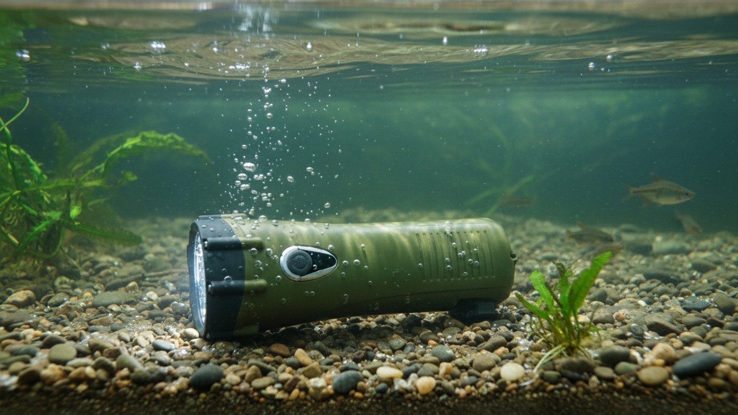 Flashlight LED Flashlight  Hand-Crank Emergency with Radio, Loud Alarm, Strong Light, Explosion-Proof and Waterproof for Outdoor Use