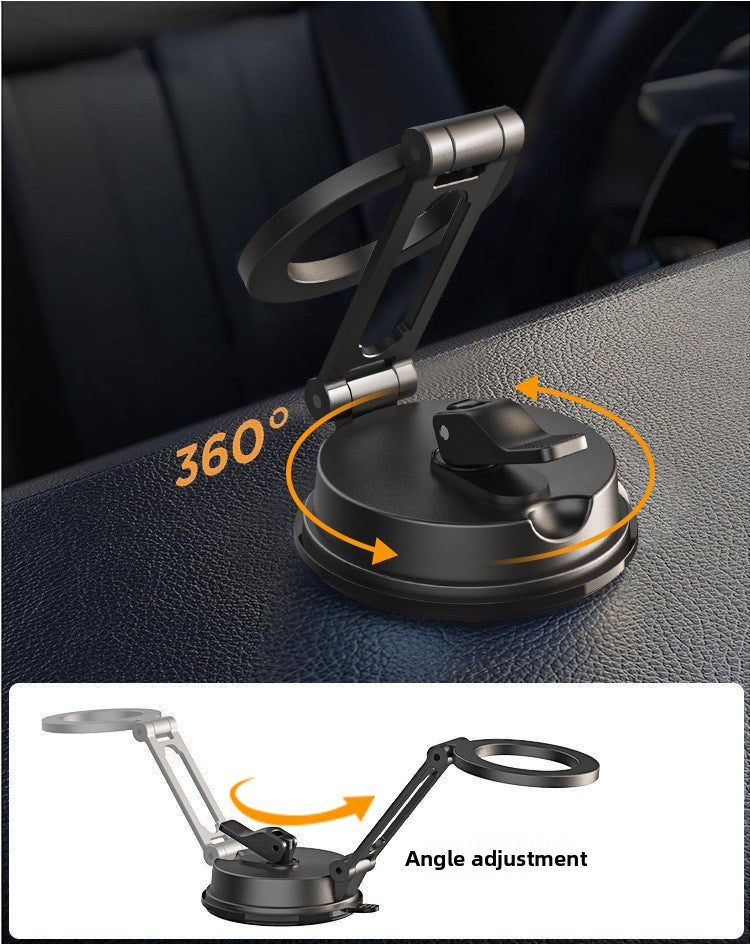 New Suction Cup Magnetic Phone Holder for Car, Universal Multi-functional Dashboard Mount for Center Console Navigation